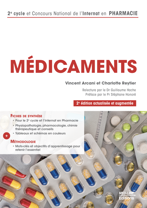 Couverture Médicaments - Internat en pharmacie - 2e édition actualisée et augmentée